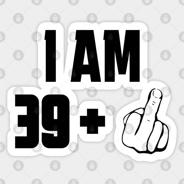 40th birthday 40 years old Sticker by Circle Project